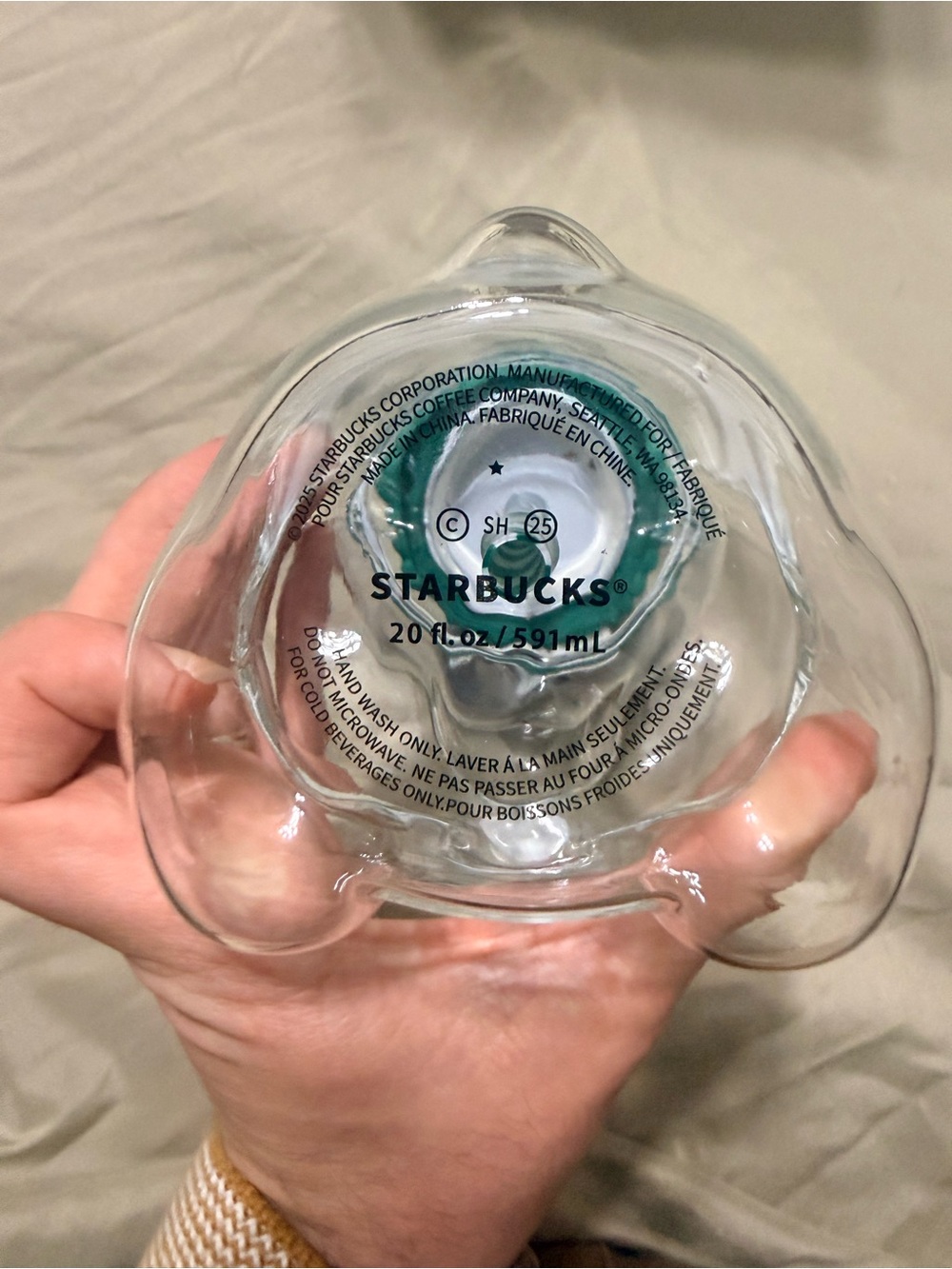 Starbucks Bearista Glass Bear Cup Tumbler Viral Limited Edition - Picture 4 of 4